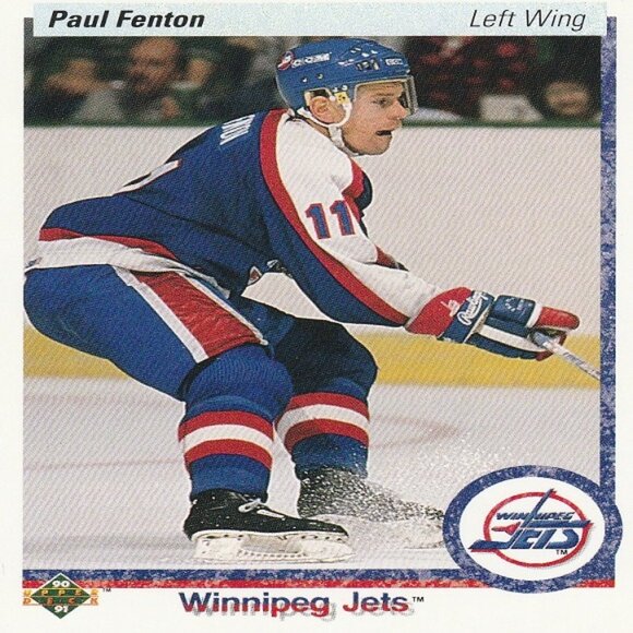 Paul Fenton - Winnipeg Jets NHL Hockey Card Collection - Picture 3 of 3